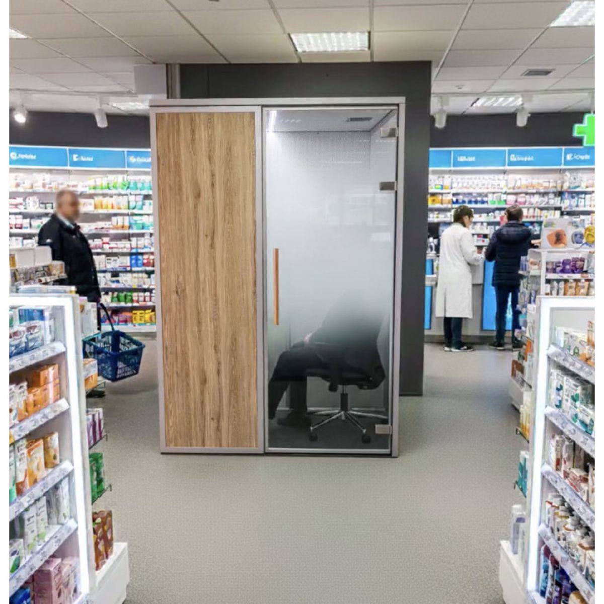 espace-confidentiel-pour-borne-de-teleconsultation-pharmacie